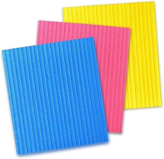 PAÑO DE LIMPIEZA MULTIUSO 18X20CM SET 3 PZAS COD: KC-DS2