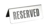 SEÑALIZADOR DE RESERVADO 12*4.2*3.5CM