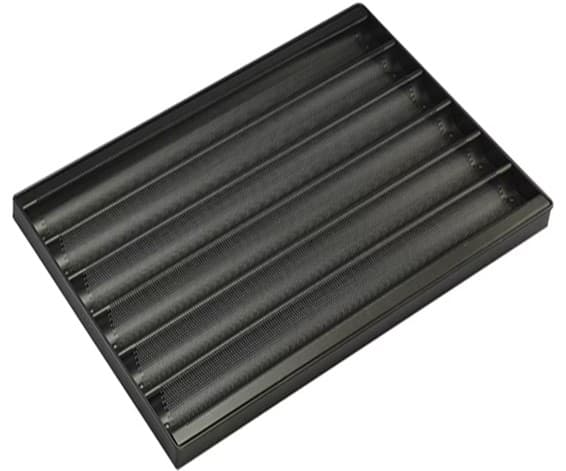 BANDEJA DE ALUMINIO PARA PAN FRANCES ANTIADHERENTE DE 5 UNIDADES 60x40x30CM