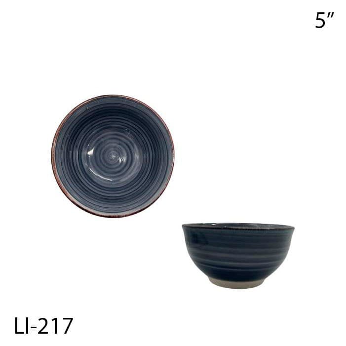 BOWL DE CERÁMICA GRIS  5"