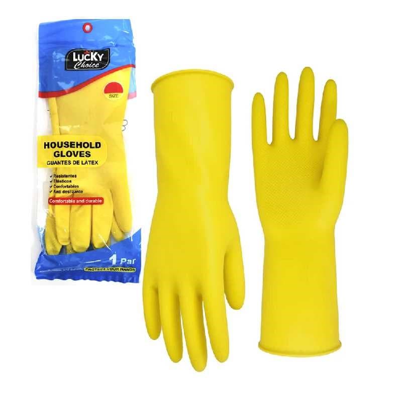GUANTE D/GOMA LATEX T: S