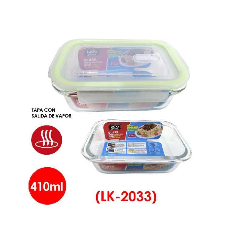 ENVASE DE VIDRIO RECTANGULAR 410ml /14oz