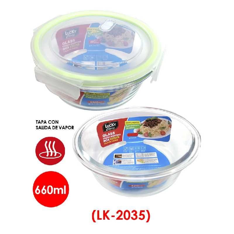 ENVASE DE VIDRIO REDONDO 660ml / 22oz