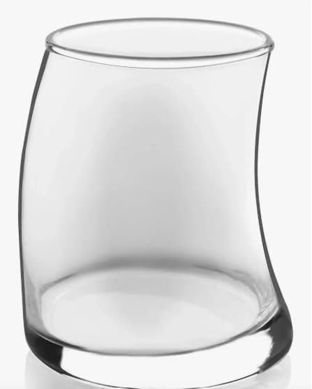 VASO DE VIDRIO CURVO 240 ML / 8 OZ SET 6 PZAS