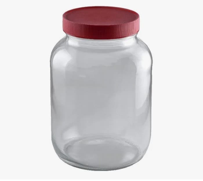 FRASCO DE VIDRIO CON TAPA 8000 ML