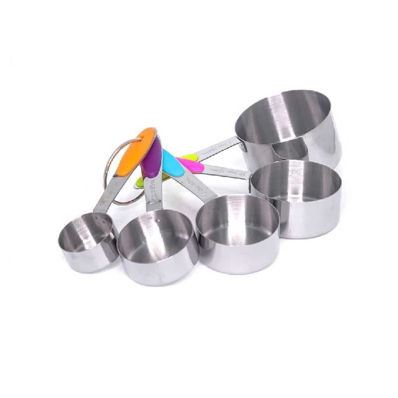 CUCHARAS MEDIDORAS INOX GRANDES 5 PCS