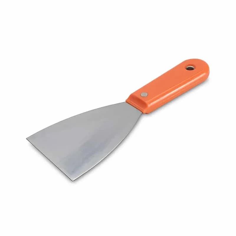 ESPATULA INOX CON MANGO DE MADERA