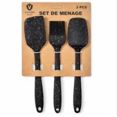 BROCHAS DE SILICONA SET 3  PZAS