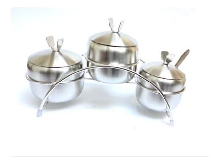 SALSEROS AINOX SET 3PC