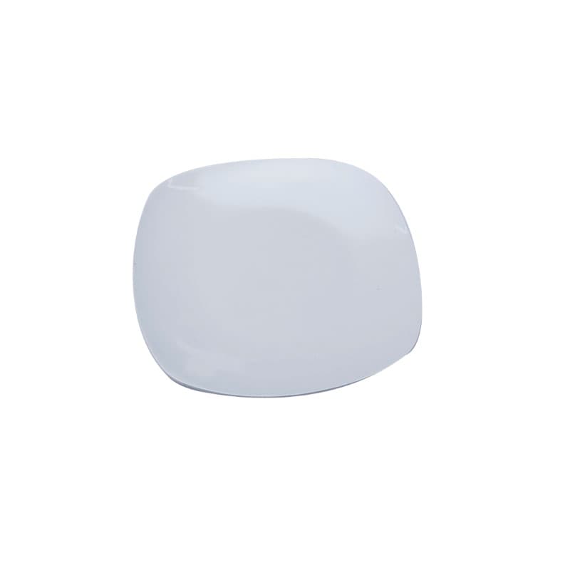 PLATO DE CERÁMICA CUADRADO BLANCO 8.5"  Q242