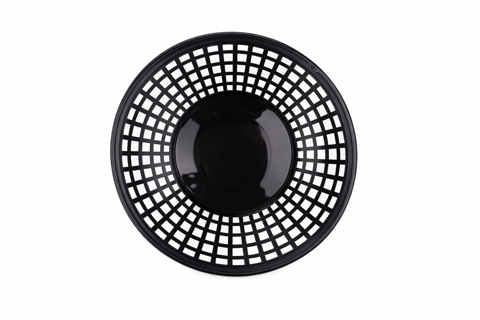 CANASTA REDONDA NEGRA 20CM