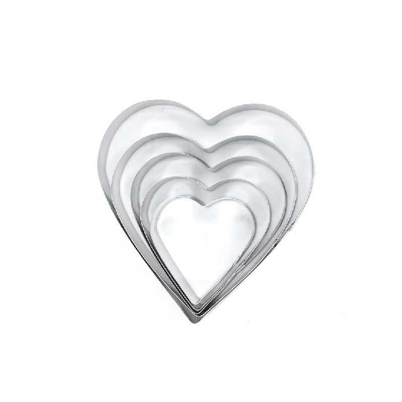 MOLDE CORAZON SET 5 PCS
