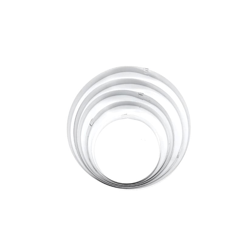 MOLDE CIRCULO SET 5 PCS