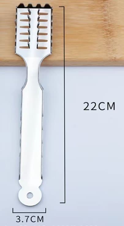 ESCAMADOR DE PESCADO INOX 22X3.7CM