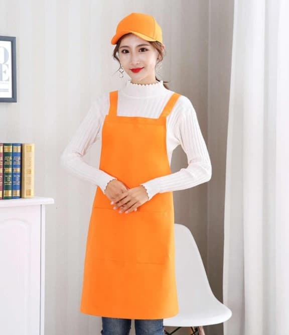 DELANTAL COMPLETO H NARANJA