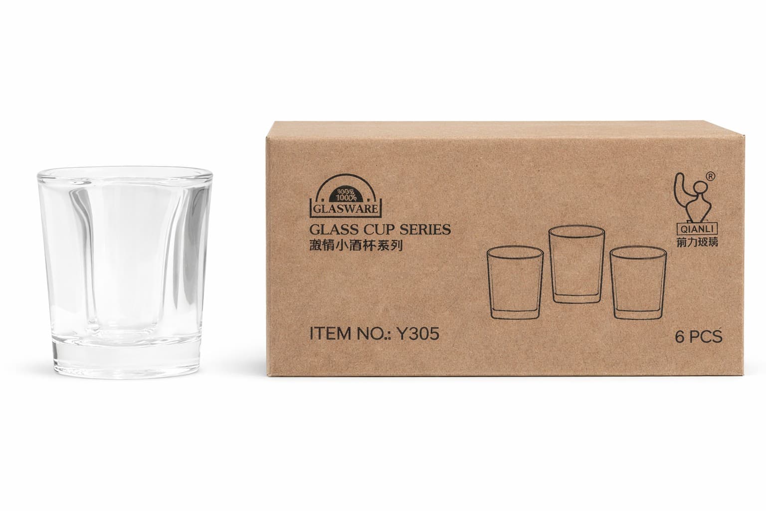 SHOT 59 ml / 2 oz SET 6 PZAS N°305