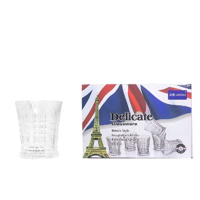 VASO ROCA 260 ml / 8.8 oz SET 6 PZAS N° DM315