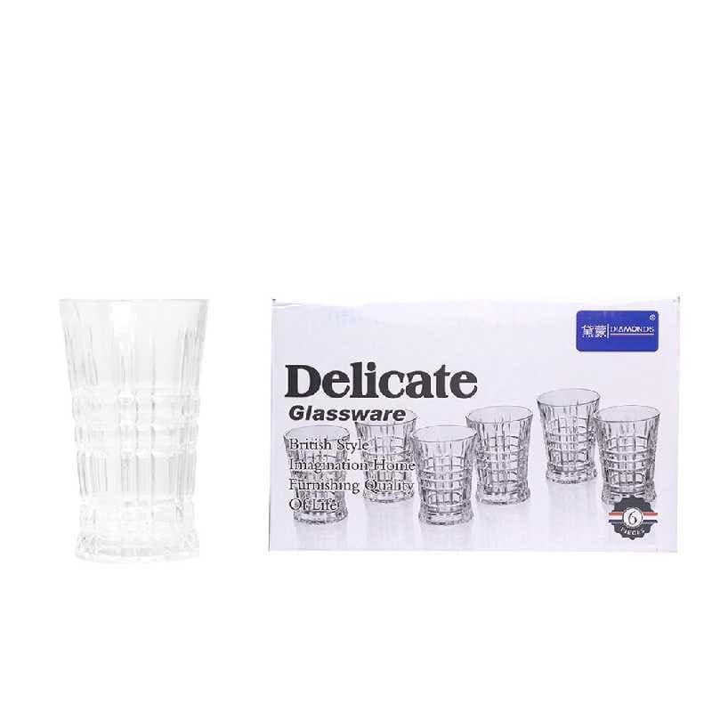 VASO LARGO 227 ml / 7.7 oz SET 6 PZAS N° DM315-2