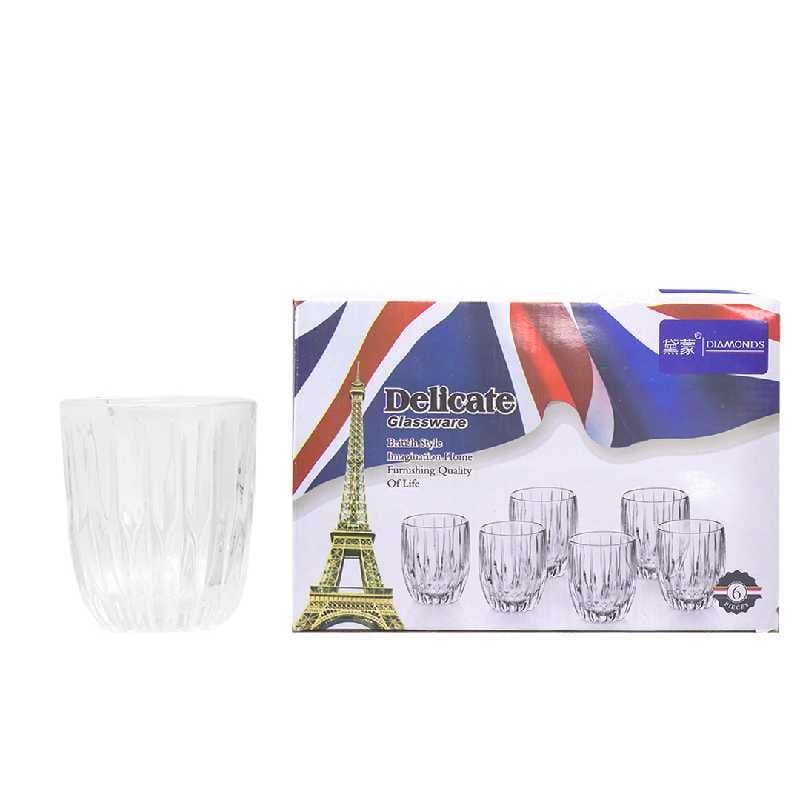 VASO ROCA 310 ml / 10.5 oz SET 6 PZAS N° DM318-2