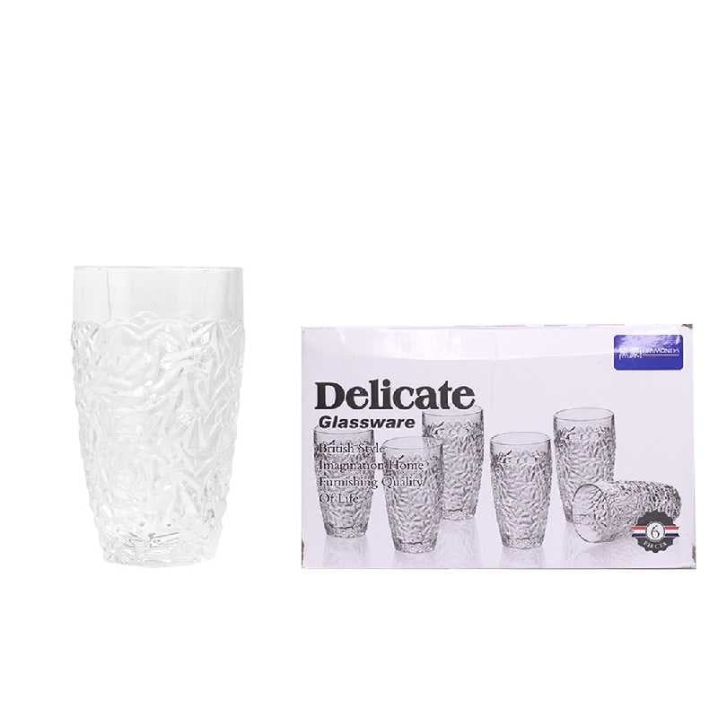 VASO LARGO 435ml / 14.7 oz SET 6 PZAS N° DM321