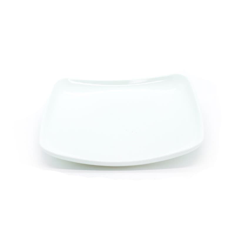 PLATO DE MELAMINA BLANCO CUADRADO  9" JL2095