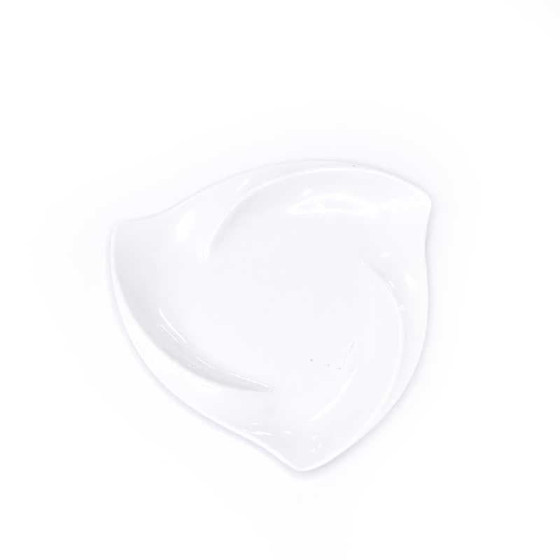 PLATO DE MELAMINA BLANCO TRIANGULAR 8" JL2206