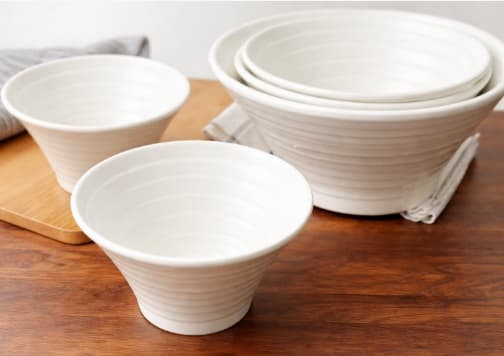 BOWL DE CERÁMICA BLANCO 8"