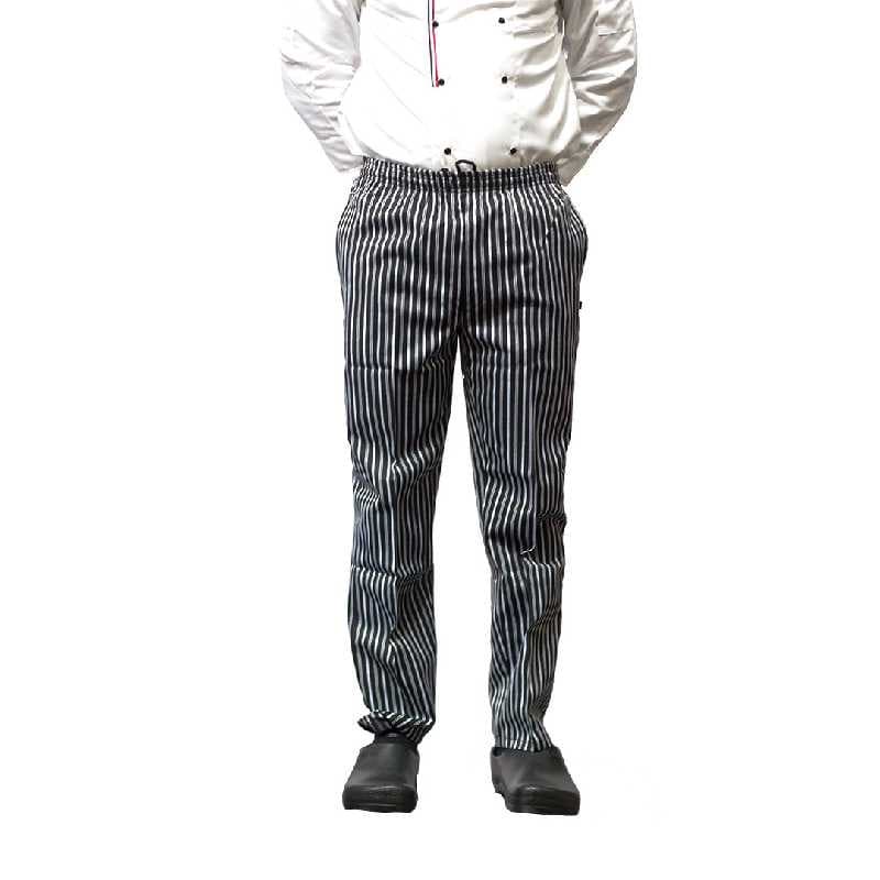PANTALON AZUL OSCURO DE RAYAS GRUESAS UNISEX T:2XL