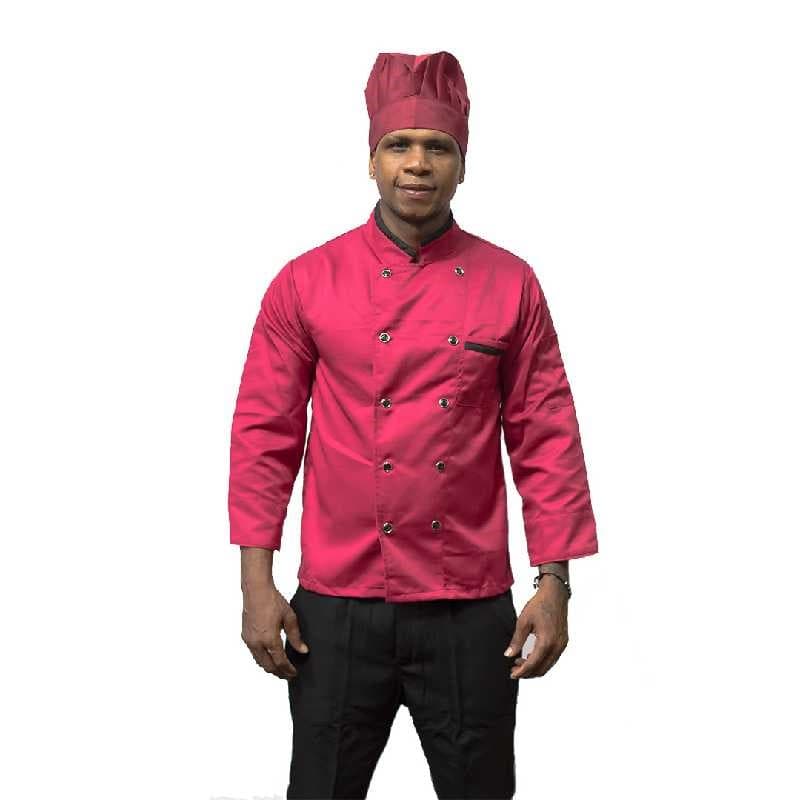 CHAQUETA ROJA C/BOLSILLO L/S T: 2XL