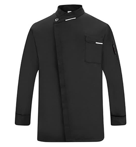 CHAQUETA NEGRA CON BOLSILLO  MANGA LARGA T: XXXL