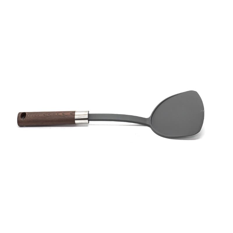 CUCHARON DE COCINA COLOR GRIS MANGO PLASTICO