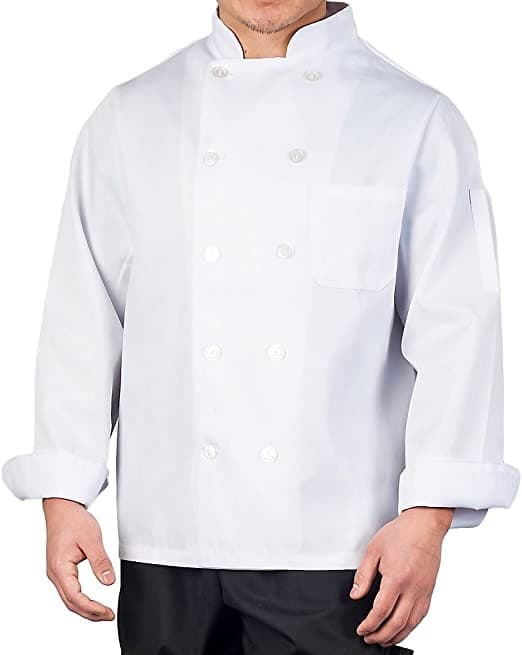 CHAQUETA BLANCA CHEFS FACTORY MANGA LARGA T:M