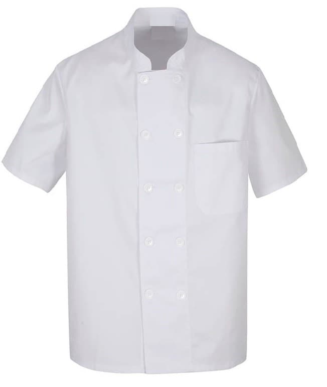 CHAQUETA BLANCA CHEFS FACTORY MANGA CORTA T:S