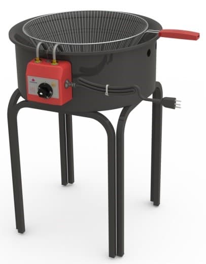 FREIDORA ELECTRICA TIPO OLLA CON PATAS 14 LITROS 110V/60HZ PROGAS