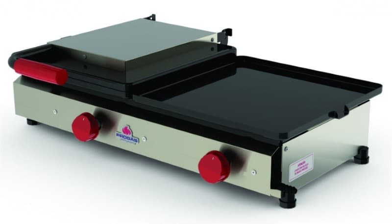 PLANCHA A GAS CON PRENSA 66 CM PROGAS