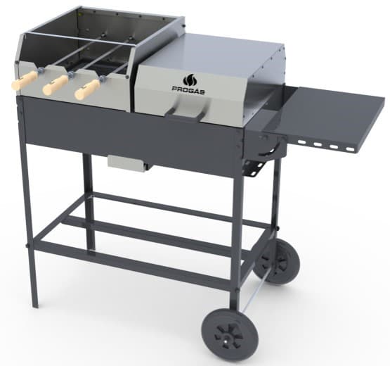 ASADOR AL CARBON GIRATORIO PROGAS
