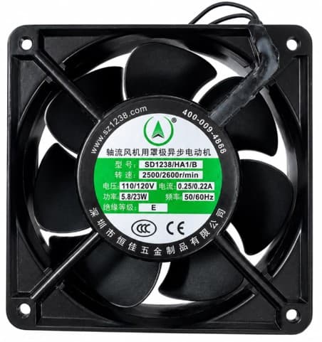 Repuesto motor del evaporardor de la mesa refrigerada de bar SG250E/SG380E 110v/60hz 0.22A 5.8/23W