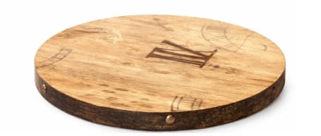 SOBRE REDONDO PLYWOOD MARRON CLARO 80CM