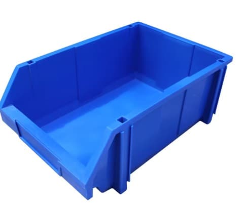 CAJA PLASTICA AZUL 60X40X22 CM