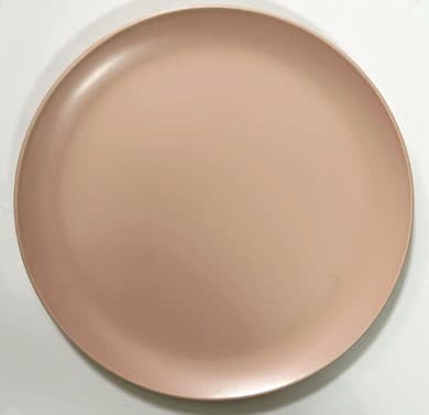 PLATO DE CERÁMICA REDONDO ROSADO 8"