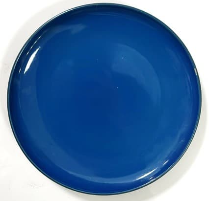 PLATO DE CERÁMICA REDONDO AZUL 10"