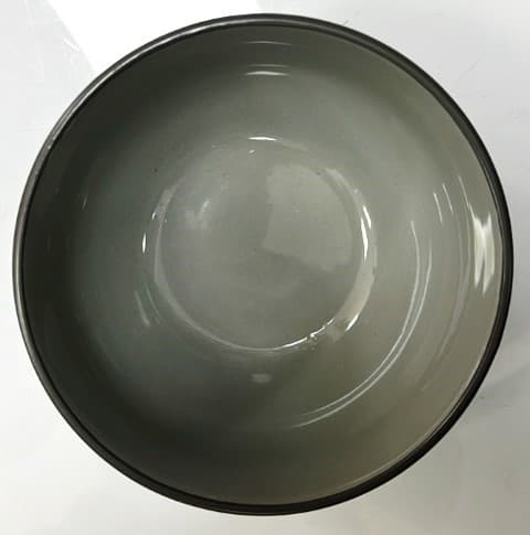 BOWL DE CERÁMICA GRIS 8"