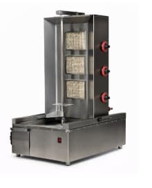 MÁQUINA PARA SHAWARMA A GAS 3 QUEMADORES STAR KITCHEN