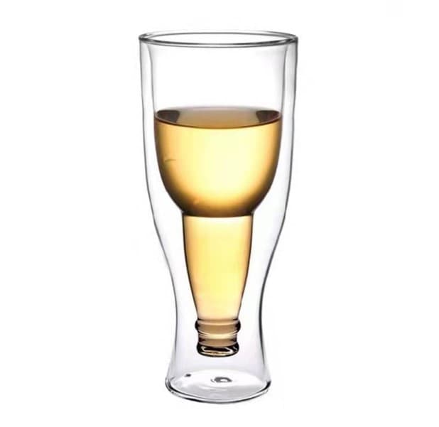 VASO DE CERVEZA DOBLE FONDO420 ml / 14.20 oz