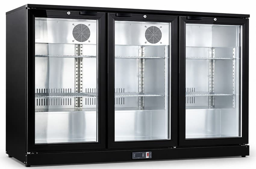 MESA REFRIGERADA DE BAR 3 PUERTAS 53" CHEFS FACTORY