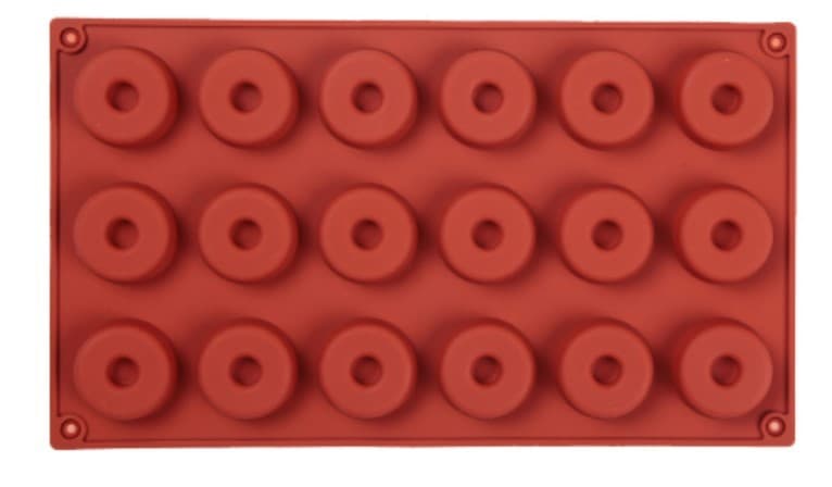 MOLDE DE SILICONA 18 DONAS 