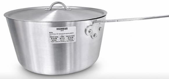 CACEROLA DE INDUCCION EN ALUMINIO 6LT