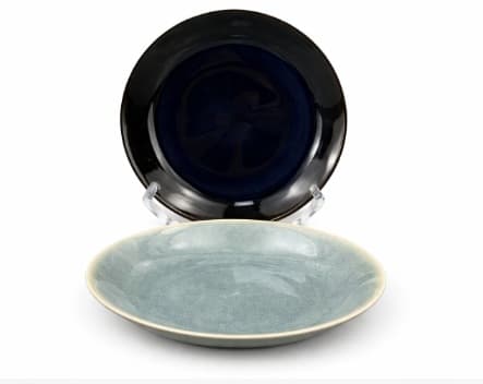 PLATO DE CERÁMICA REDONDO COLORES VARIADOS 8"