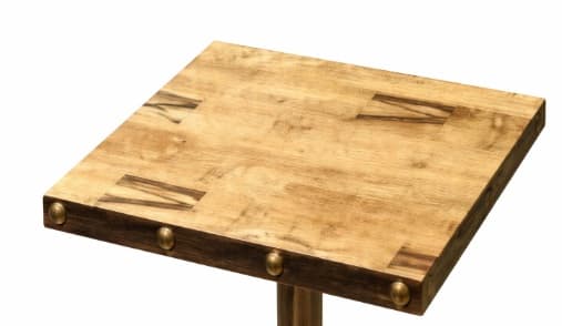 SOBRE CUADRADO PLYWOOD MARRON CLARO 80x80CM
