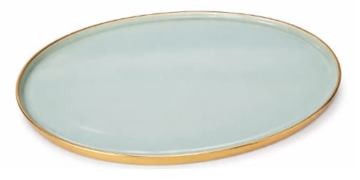 PLATO DE CERÁMICA OVALADO 14"